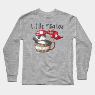 Panda Littles Pirates Long Sleeve T-Shirt